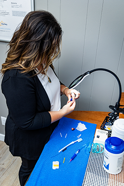 Provider doing Hearing Aid Repairs 